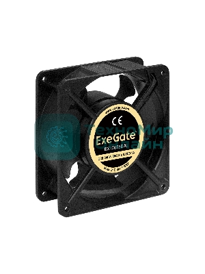 Вентилятор для корпуса ExeGate EX12038BAL черный, 120 мм, 2700 об/мин, 42 дБ