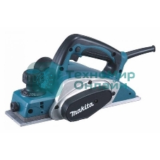 Рубанок Makita KP0800X1 Рубанок,620Вт,17000об\м,ширина-82мм,глуб-2.5мм,2.6кг,кор, набор ножей D-07945