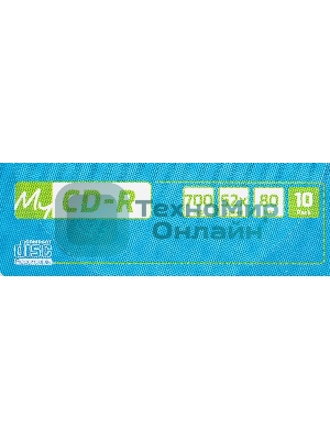 Диск CD-R MyMedia 700Mb 52x pack wrap (10шт) (69204)