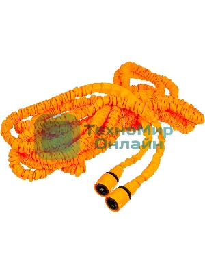 Набор для полива с растягивающимся шлангом 22м Вихрь 73/7/2/26
