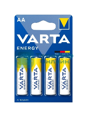 Батарейки VARTA ENERGY AA бл. 4 (рус.)