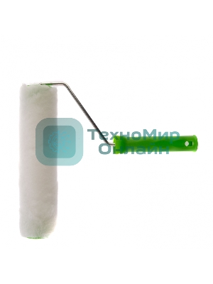 Валик Сибртех Искусственный мех с ручкой, 250 мм,ворс 15 мм, D 48 мм, D руч. 6 мм, полиэстер