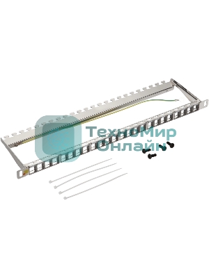 Патч-панель наборная Lanmaster LAN-PPC24OK-STP 19