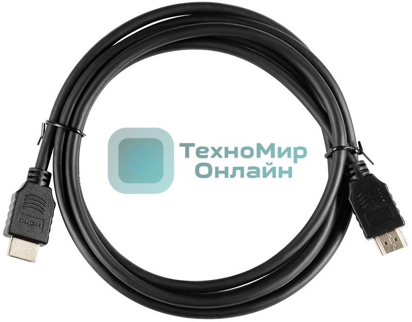 Кабель аудио-видео KingPrice KP-HDMI-v1.4-3m HDMI (m)/HDMI (m) 3м. феррит.кольца позолоч.конт. черный