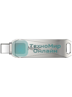 Флешка USB Netac U782C dual USB 3.0+TypeC 64Gb, retail version