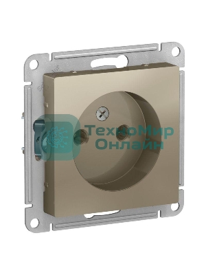 Механизм розетки 1-м СП AtlasDesign без заземл. 16А шампань SchE ATN000541