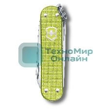 Нож перочинный Victorinox Classic Lime Twist (0.6221.241G) 58мм 7 функций карт.коробка