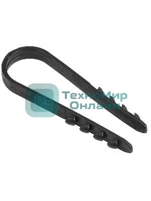 Дюбель хомут IEK UHH36-11-18-100 11-18 мм нейлон черный (100 шт) IEK