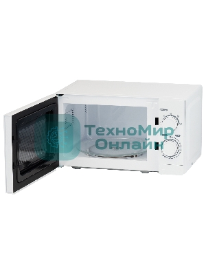 Микроволновая печь Hyundai HYM-M2064 белый, 20 л, 700 Вт, переключатели - поворотный механизм