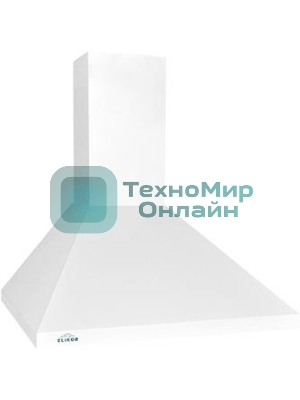 Вытяжка каминная Elikor Вента 50П-430-К3Д белый, 50 см, 430 куб. м/ч, 54 дБ