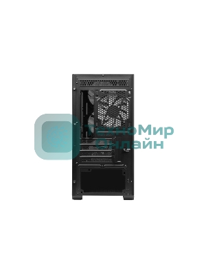 Компьютерный корпус MSI MAG FORGE M100A, Mini-Tower, черный 4x120мм