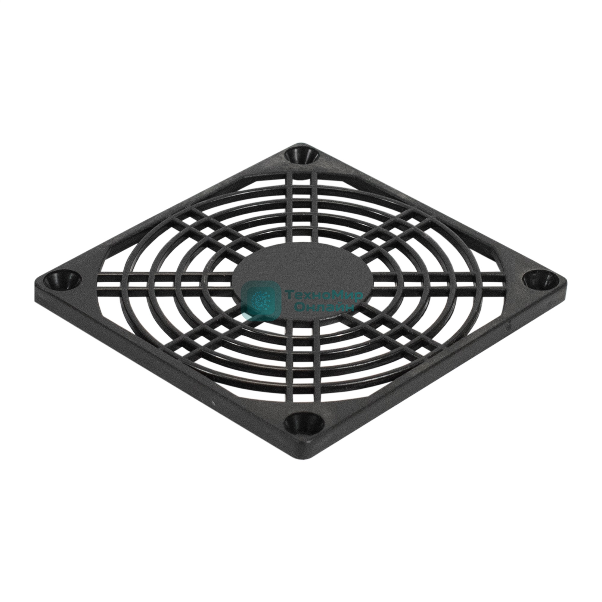 Решетка для вентилятора 80x80 ExeGate EG-080PSB (80x80 мм, пластиковая, квадратная, черная)