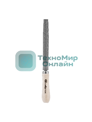 Напильник Сибртех,150 мм,полукруглый,деревянная ручка