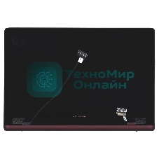 Крышка для Asus UX391 FHD красная с тачскрином