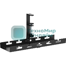 Кабель-канал Cactus CS-CM-400-1BK для столов 40x12.9x19см черный
