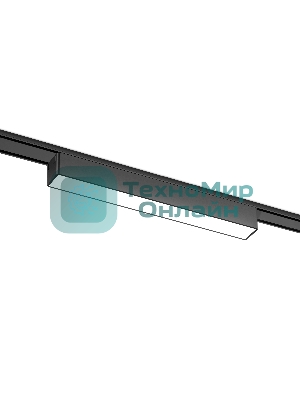Светильник трековый светодиодный GV1449 BK черный IP20 10W 4200K 48V 230*26*24