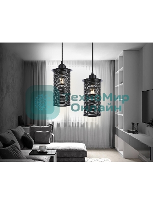 Светильник Ambrella light TR8162 BK черный E27 max 40W D102*1055