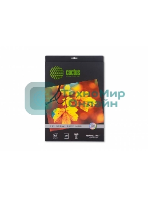 Фотобумага Cactus CS-HGA326020 Professional суперглянцевая А3 260 г/м2 20 листов