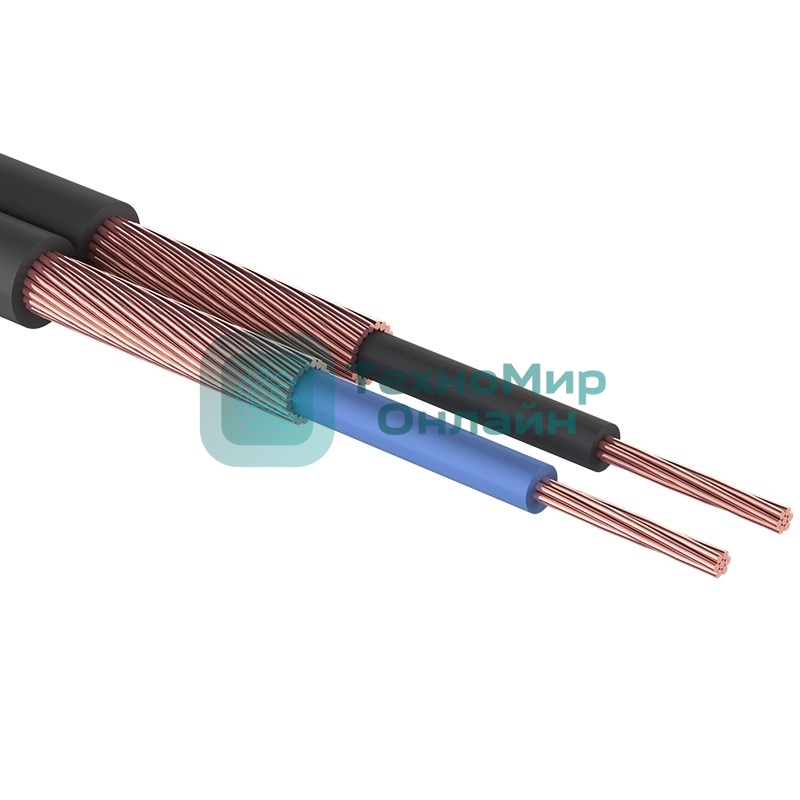 Кабель ШГЭС 2 PROconnect, черный, бухта 100 м