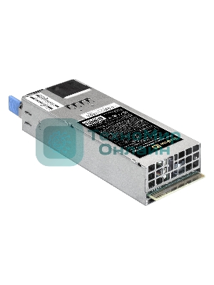 Блок питания серверный 2U Redundant 2x1200W ExeGate EX292324RUS Industrial-RTS1200 (APFC, КПД 94% (80 PLUS Platinum), 4 см fan, 24pin, 2x(4+4)pin, 2PCIe, 2SATA, 6IDE, Cable Management)