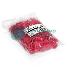 Колпачок ExeGate BC45-100-RD изолирующий для коннектора RJ-45, красный (100 шт)