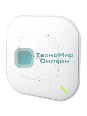 Гибридная точка доступа Zyxel NebulaFlex Pro WAX610D, WiFi 6, 802.11a/b/g/n/ac/ax (2,4 и 5 ГГц), MU-MIMO, антенны 4x4 с двойной диаграммой, до 575+2400 Мбит/с, 1xLAN 2.5GE, 1xLAN GE, PoE, защита от 4G