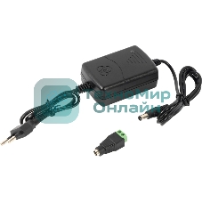 Источник питания Mollusk-VR 12/1 12В, 1А. Сетевой диапазон 110-245В провод с вилкой Mollusk-VR 12/1 power supply 12V, 1A. Mains range 110-245V wire with plug