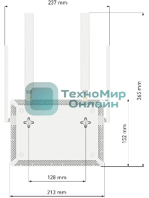 Роутер беспроводной Keenetic Skipper 4G (KN-2910) AC1200 10/100/1000BASE-TX/4G cat.4