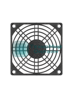 Решетка для вентилятора 80x80 ExeGate EG-080PSB (80x80 мм, пластиковая, квадратная, черная)