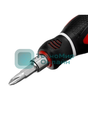 Отвертка Matrix комбинированная, SL6,0/PH2 х 38 мм, CrV, двухкомп. рукоятка