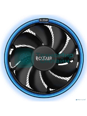 Кулер PCCooler E126MB черный 120мм алюминий 1800rpm 26.5db 4-pin 92W 70мм