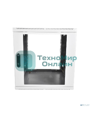 Шкаф телекоммуникационный настенный разборный 12U (600х650), съемные стенки, дверь стекло