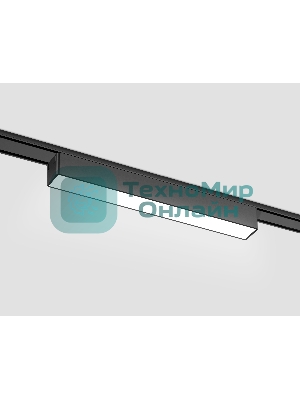 Светильник трековый светодиодный GV1449 BK черный IP20 10W 4200K 48V 230*26*24