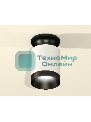 Светильник Ambrella Light XS6301121 SWH/PBK белый песок/черный полированный MR16 GU5.3 (N6902, C6301, N6131)