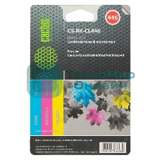Заправочный набор Cactus CS-RK-CL446 многоцветный для Canon Pixma MG2440/MG2541 (3x30мл)
