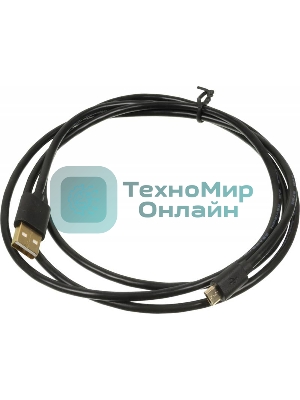 Кабель USB2.0 2A Square Connector USB A (m)/micro USB B (m) 1.5м позолоченные контакты