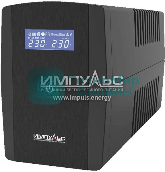 Источник бесперебойного питания Импульс ЮНИОР СМАРТ 800, 800/480 ВА/Вт, LED, IEC-C13x4