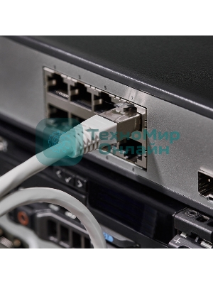 Пaтч-корд F/UTP Rexant, cat.6, RJ45-RJ45, экранированный, PVC серый, 0,5м