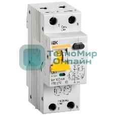 Выключатель автоматический дифференциального тока IEK MAD22-5-063-C-100 АВДТ 32 C63 100мА