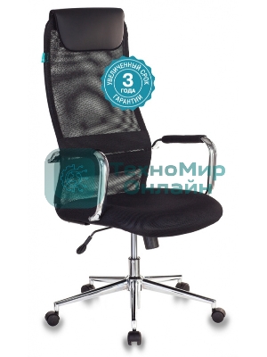 Кресло Бюрократ KB-9N/BLACK TW-01 TW-11 черный, сетка