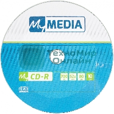 Диск CD-R MyMedia 700Mb 52x pack wrap (10шт) (69204)