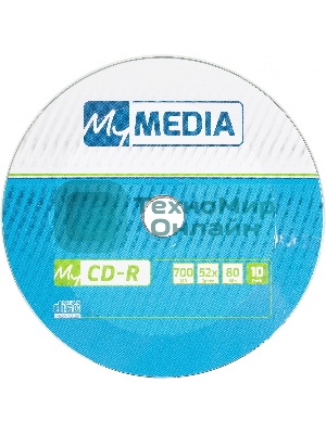 Диск CD-R MyMedia 700Mb 52x pack wrap (10шт) (69204)
