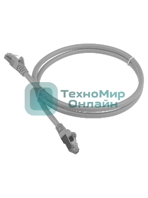Патч-корд Lanmaster LSZH FTP кат.6, 3.0 м, серый