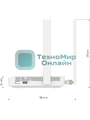 Роутер беспроводной Keenetic Skipper 4G (KN-2910) AC1200 10/100/1000BASE-TX/4G cat.4