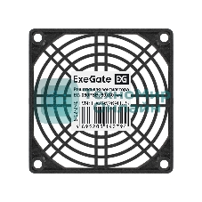 Решетка для вентилятора 80x80 ExeGate EG-080PSB (80x80 мм, пластиковая, квадратная, черная)