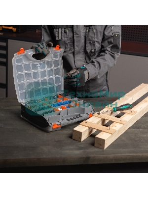 Органайзер Stels двухсторонний 325x280x85мм, пластик 90709