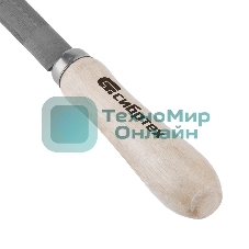 Напильник Сибртех,150 мм,полукруглый,деревянная ручка