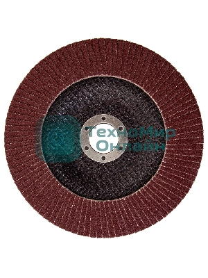 Круг лепестковый торцевой КЛТ-1, зернистость Р80(16Н), 150 х 22,2 мм, (БАЗ) Россия
