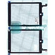 Сенсорное стекло (тачскрин) для iPad Air 2 (A1566, A1567) черное OEM