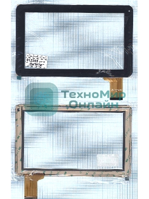 Сенсорное стекло (тачскрин) UK090256-FPC, черное